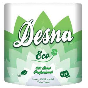 Desna Eco 100% Recycled Toilet Rolls