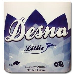 Desna Lillie Toilet rolls 2ply White