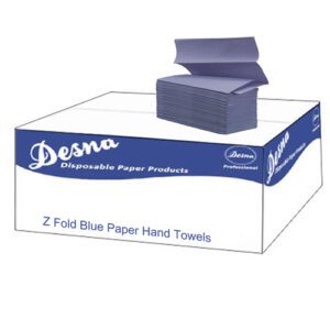 Blue Z Fold Paper Hand Towels Desna Products
