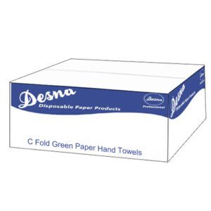 Desna 1068 C Fold Green Paper Hand Towels