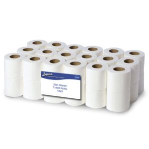 Desna Products Economy Toilet Rolls 200 sheet Twin Pack